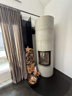 Offener Kamin "Bunner BSO" in Edelstahl