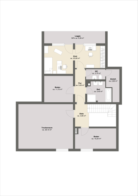 Grundriss Dachgeschoss