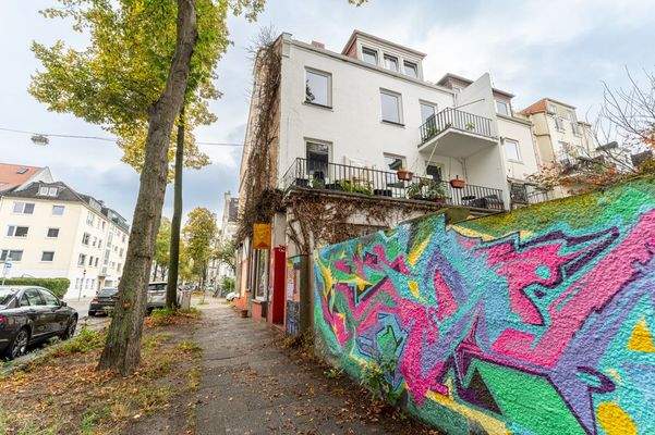 Rückwertige Ansicht