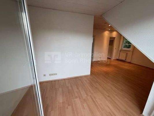 Schlafzimmer vom Balkon aus