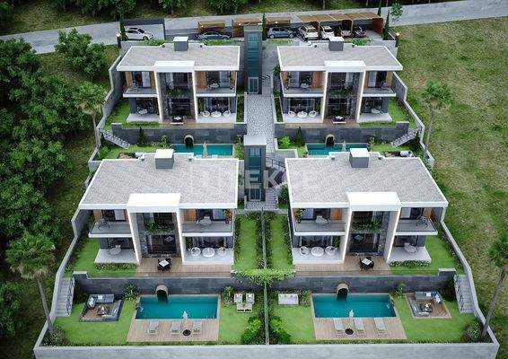 Stylish Villas with Sea and City Views in Alanya Bektaş