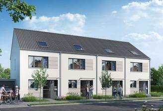 Strassenansicht Häuser F