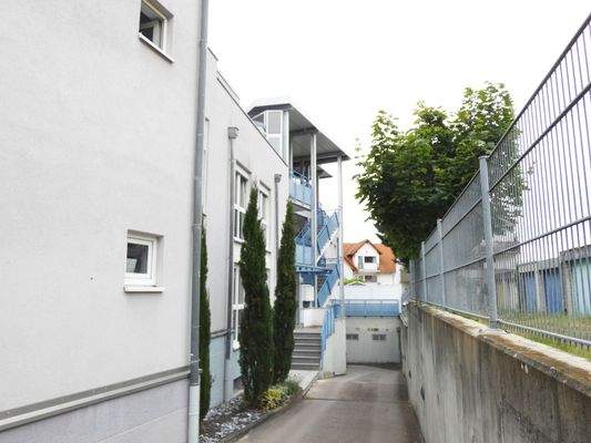 Treppenaufgang zur Maisonette