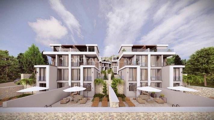 House with Pool in a Sea-View Complex in Antalya Kalkan