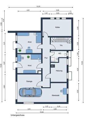 Grundriss Untergeschoss