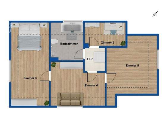 Grundriss Dachgeschoss