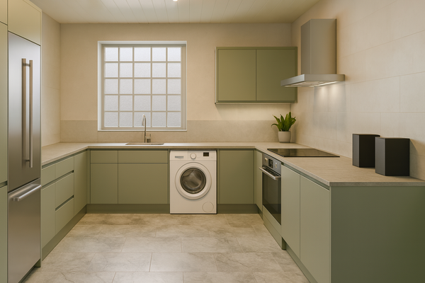 EG Wohnküche Einrichtungsbeispiel (KI)