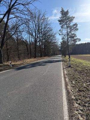 Straße Richtung Gussow