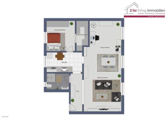 Wohneinheit 3 (Grundriss OG)