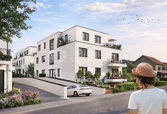 Erlenweg 1 GmbH visualisert Zufahrt Tiefgarage