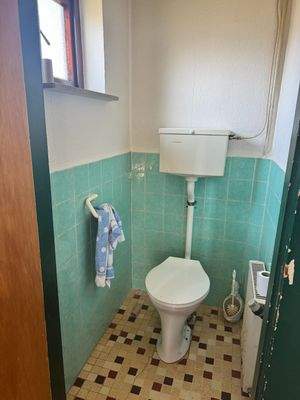 Separate Toilette im Erdgeschoss 