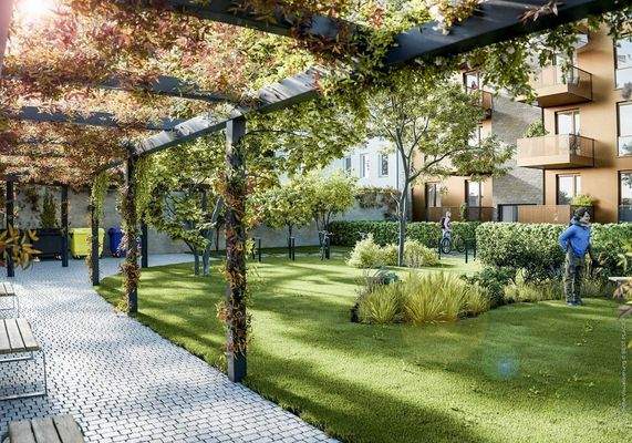 Geschützter Gemeinschaftsgarten