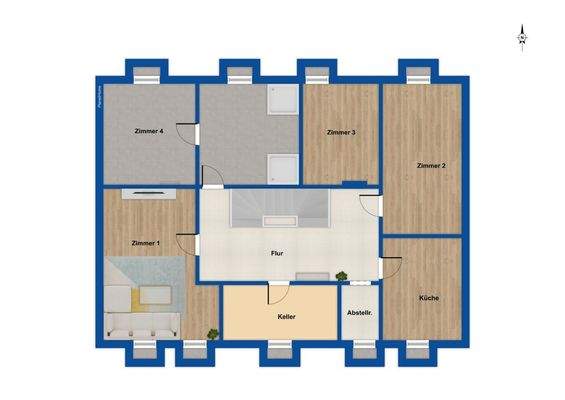 Grundriss UG Bahnhofstr.