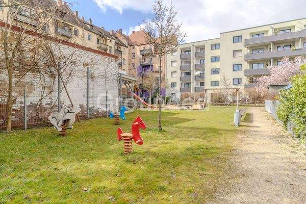 Spielplatz der Wohnanlage