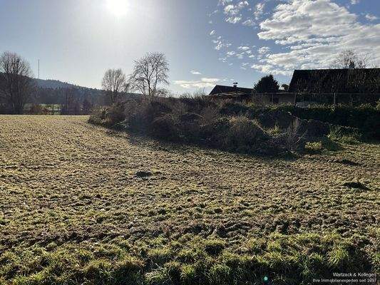 sonniges Grundstück