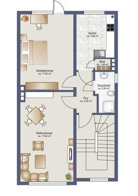 Grundriss Obergeschoss 