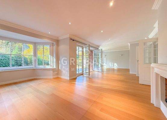 Wohn-/Essbereich mit Kamin