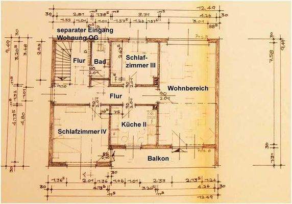 Grundriss Obergeschoss