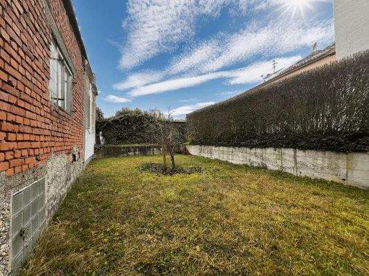 Nicht einsehbarer Garten