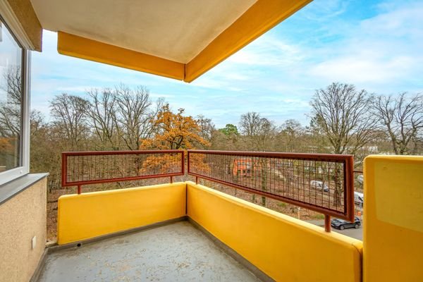 Balkon mit Blick ins Grüne