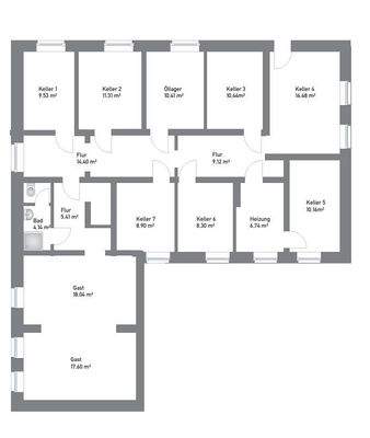 Grundriss Kellergeschoss