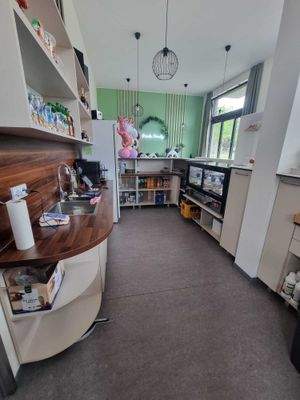 Ansicht hinter der Theke