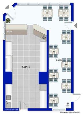 Restaurant und Küche