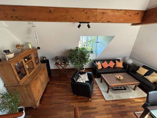 Wohn-/Essbereich von oben