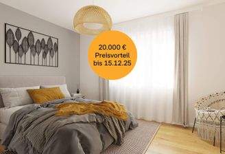 Helles und komfortables Schlafzimmer