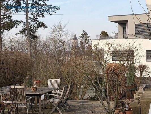 Aussicht Garten mit Hexenturmblick