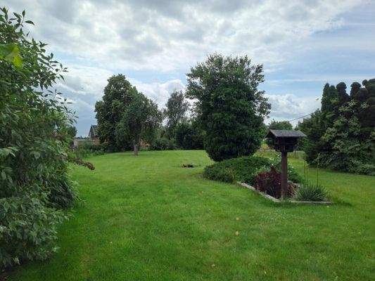 Grundstück mit heimischer Bepflanzung