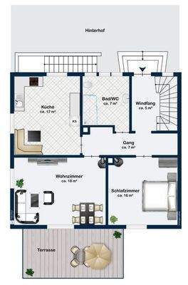 Grundriss EG Altbestand