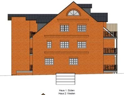 Ansicht Haus 1 Süden