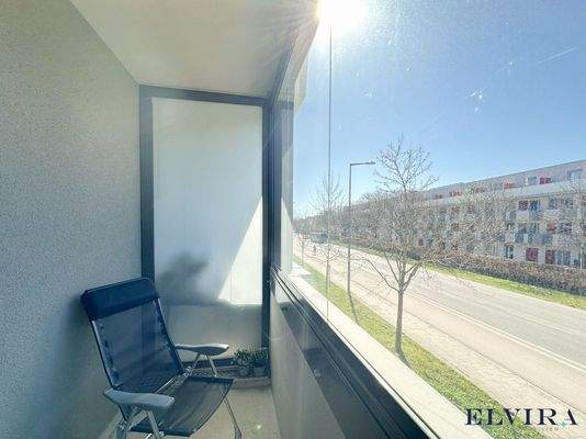 Loggia in Südwest-Ausrichtung