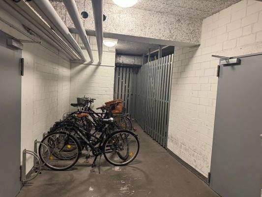 Kellerbereich Fahrrad, Abstellraum