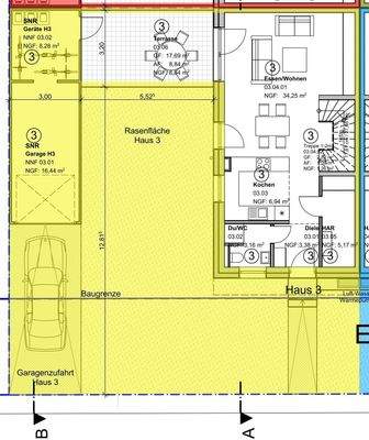 Grundriss Erdgeschoss Haus 3