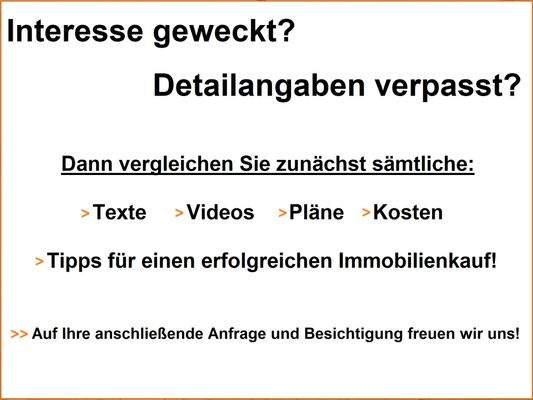 Tipps zur Angebotsauswahl!