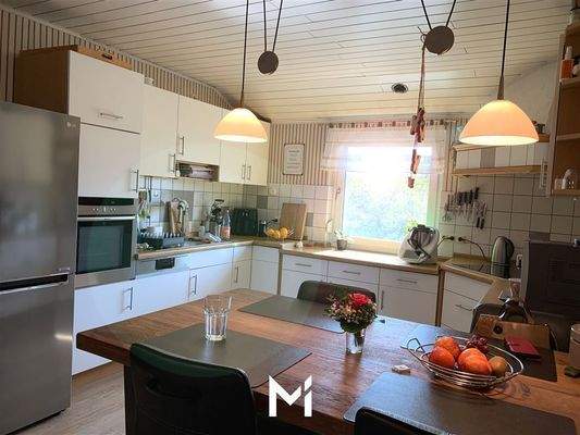 Küche im Dachgeschoss