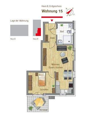 R15 Grundriss Haus B