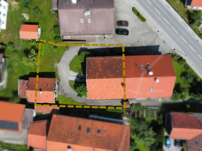 Grundstücksansicht Ausrichtung Nord