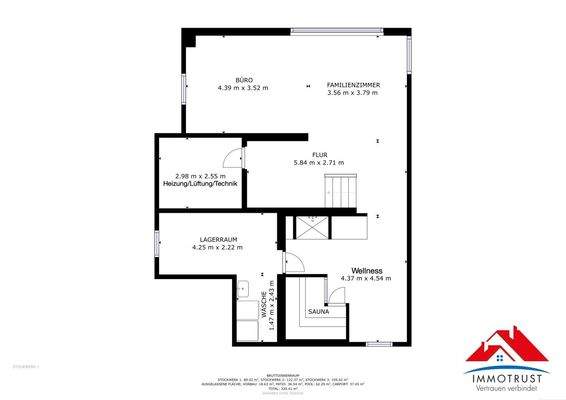 Grundrissplan Kellergeschoss