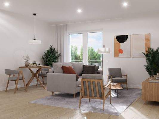 Visualisierung Wohnzimmer