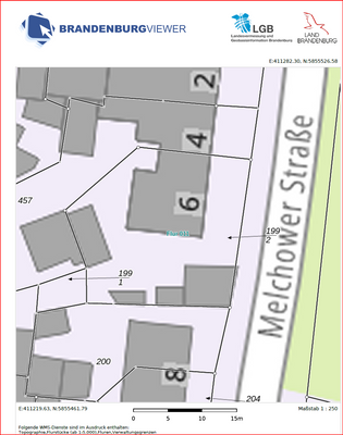 Flurkarte Schorfheide OT Finowfurt-1