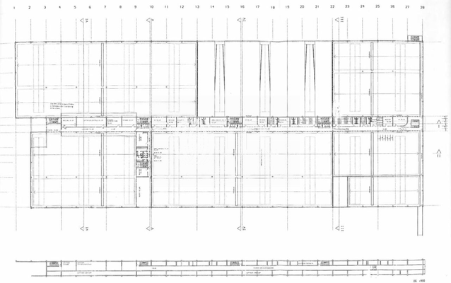 Grundriss Hallenflächen OG