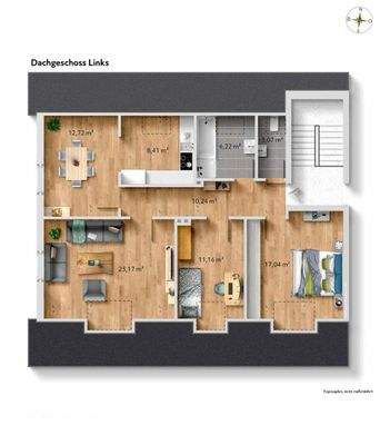 Wohnung Dachgeschoss Rechts