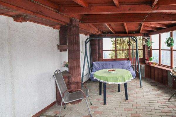 Überdachte Terrasse