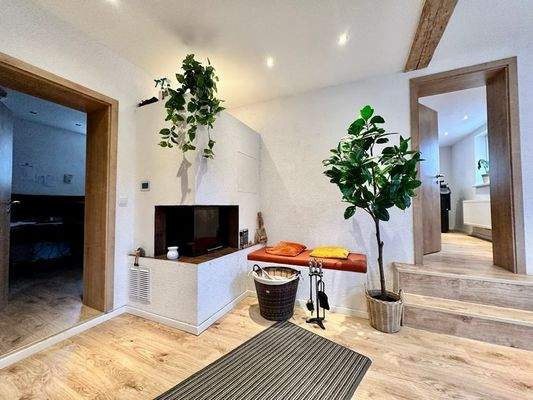 wassergeführter Kamin