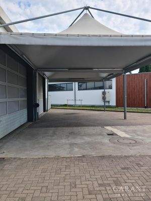 Werkstatt Überdachung