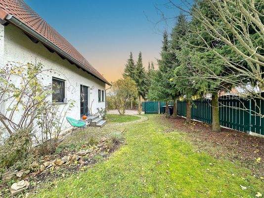 Blick in den Vorgarten