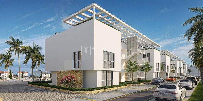 Garden Floor and Penthouse Apartments in Esentepe Girne